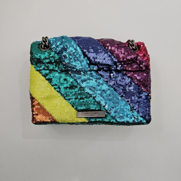 Kurt Geiger Sequin Multi-color Bag | FREE Shipping - Picture 7 of 8